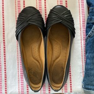 Natural Soul Womens Girly Ballet Flats Size 7 Shoe Black Loafer